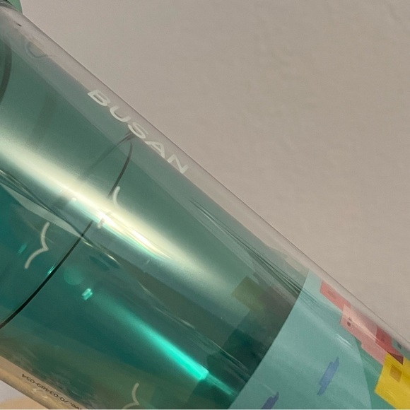 NEW STARBUCKS KOREA Busan Town Traveler Tumbler 16 oz Blue Gamcheon - Picture 8 of 16